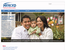 Tablet Screenshot of mercedpcins.com